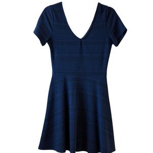 Blue Rain Francesca's Midi V Neck Dress Womens Size Medium